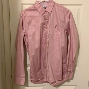 Ted Baker dress shirt. Salmon colored